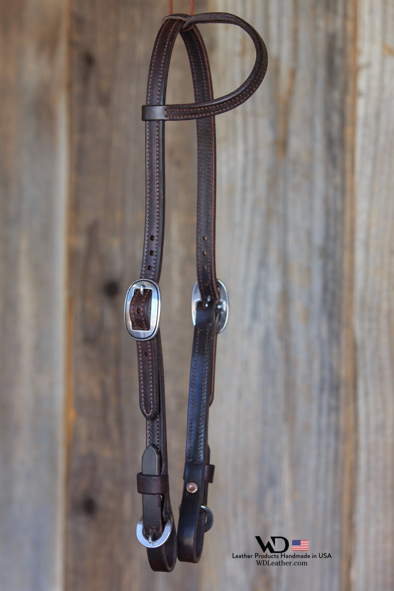Dark Chocolate One Ear Double Buckles with Double Buckles Quick Change
