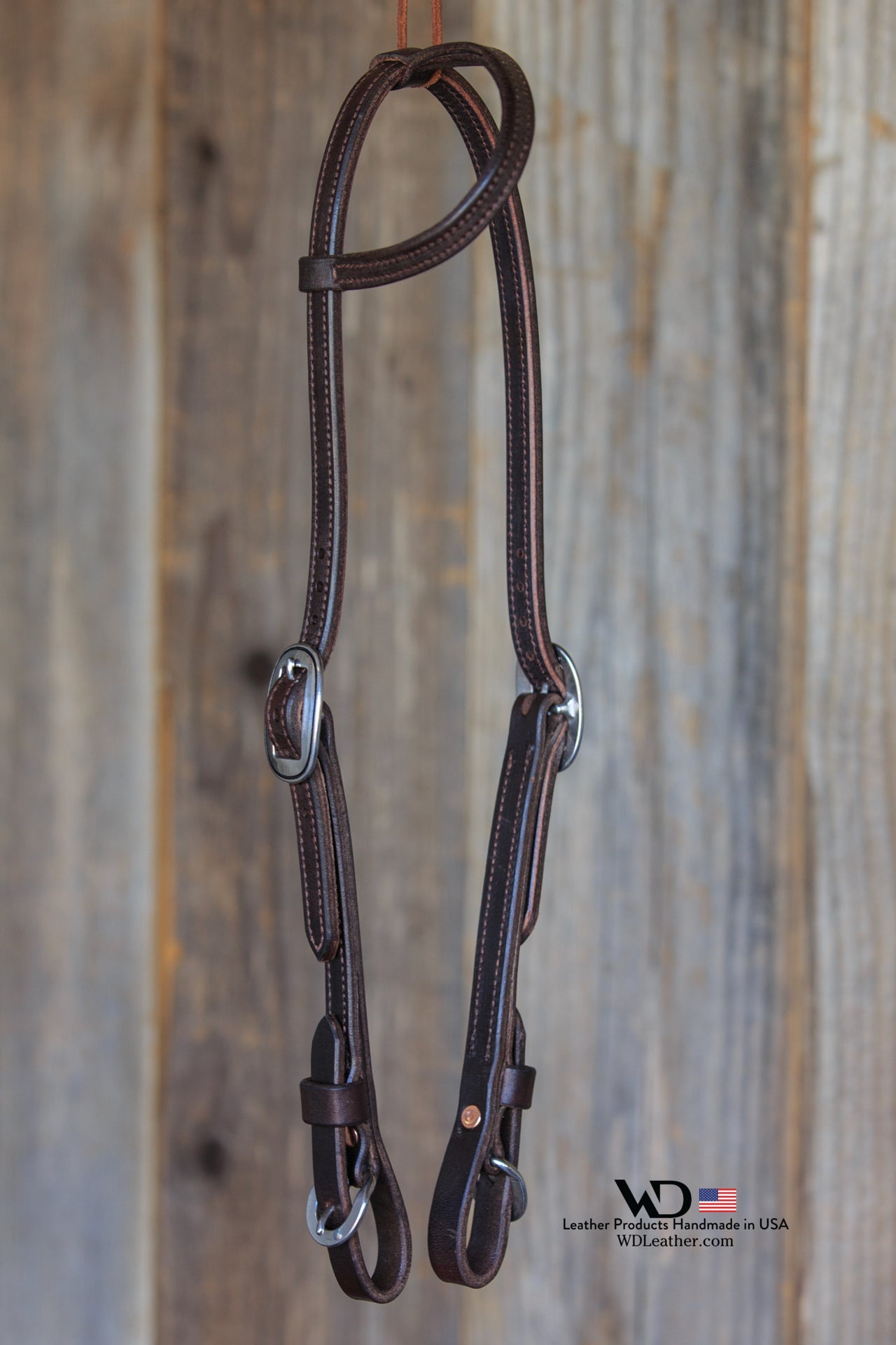 Dark Chocolate One Ear Double Buckles with Double Buckles Quick Change