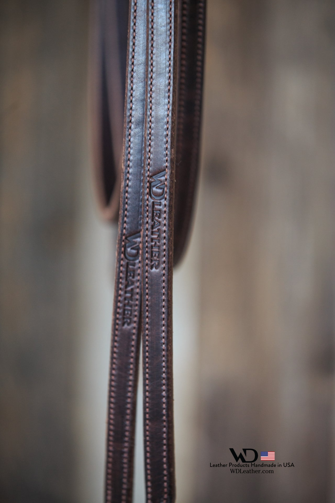 Dark Chocolate Premium Hermann Oak Double & Stitched Reins
