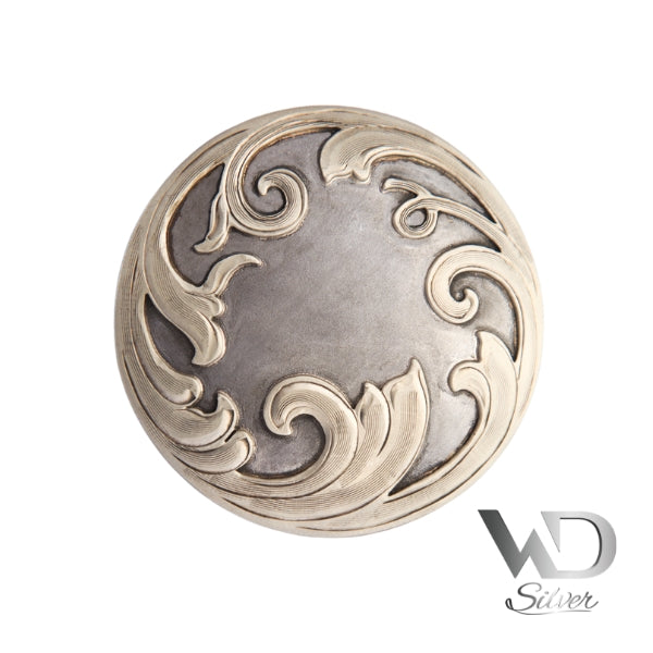 #2 Concho Blue Gun Antiqued Iron