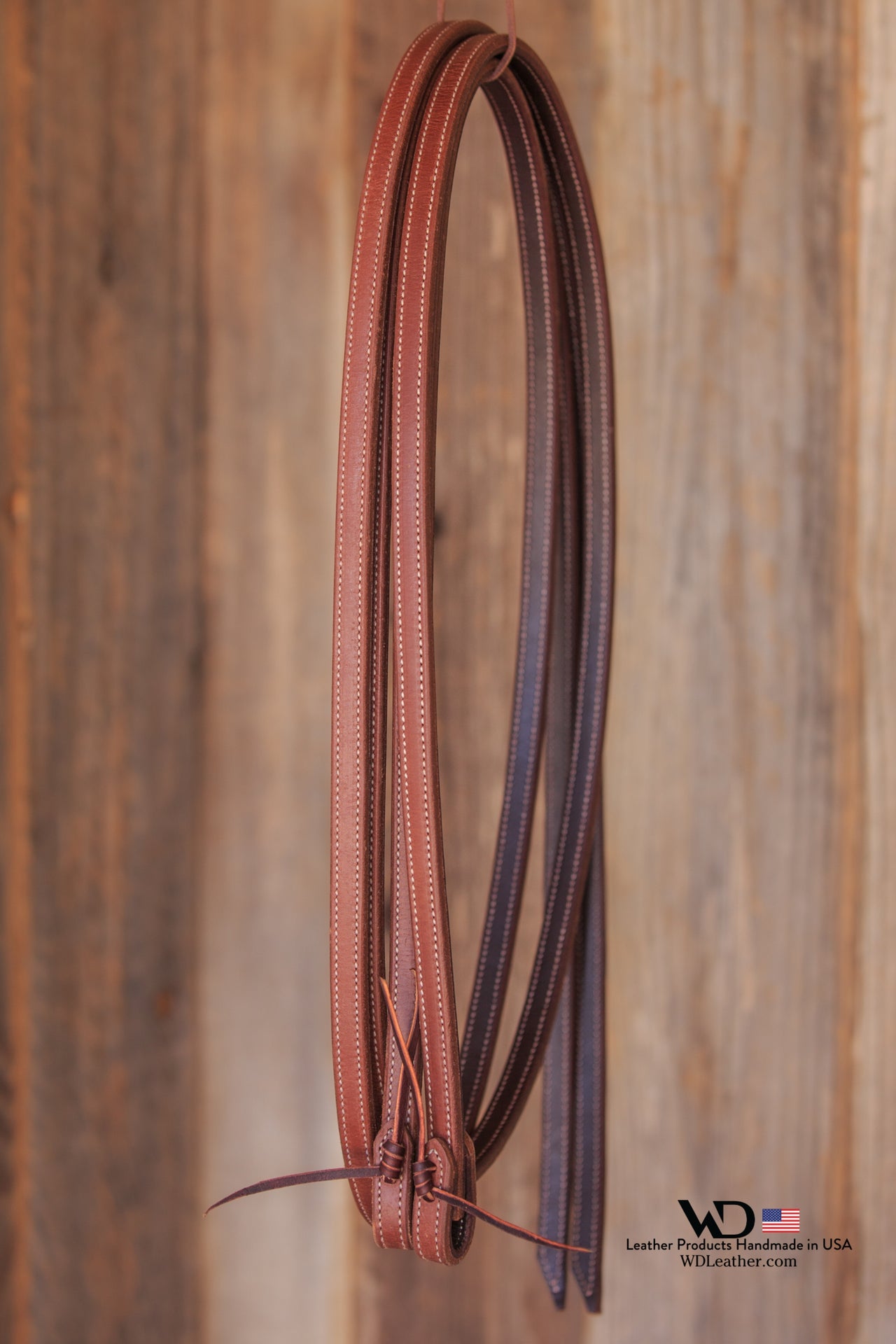 Premium Hermann Oak Oiled Harness Double & Stitched Reins