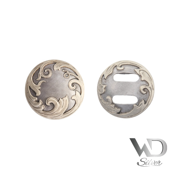 #2 Concho Blue Gun Antiqued Iron