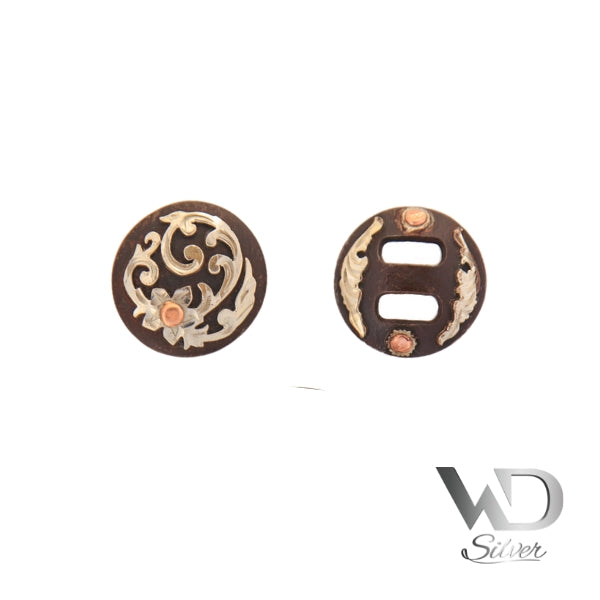 #1 Concho and Slotted Concho Brown Iron