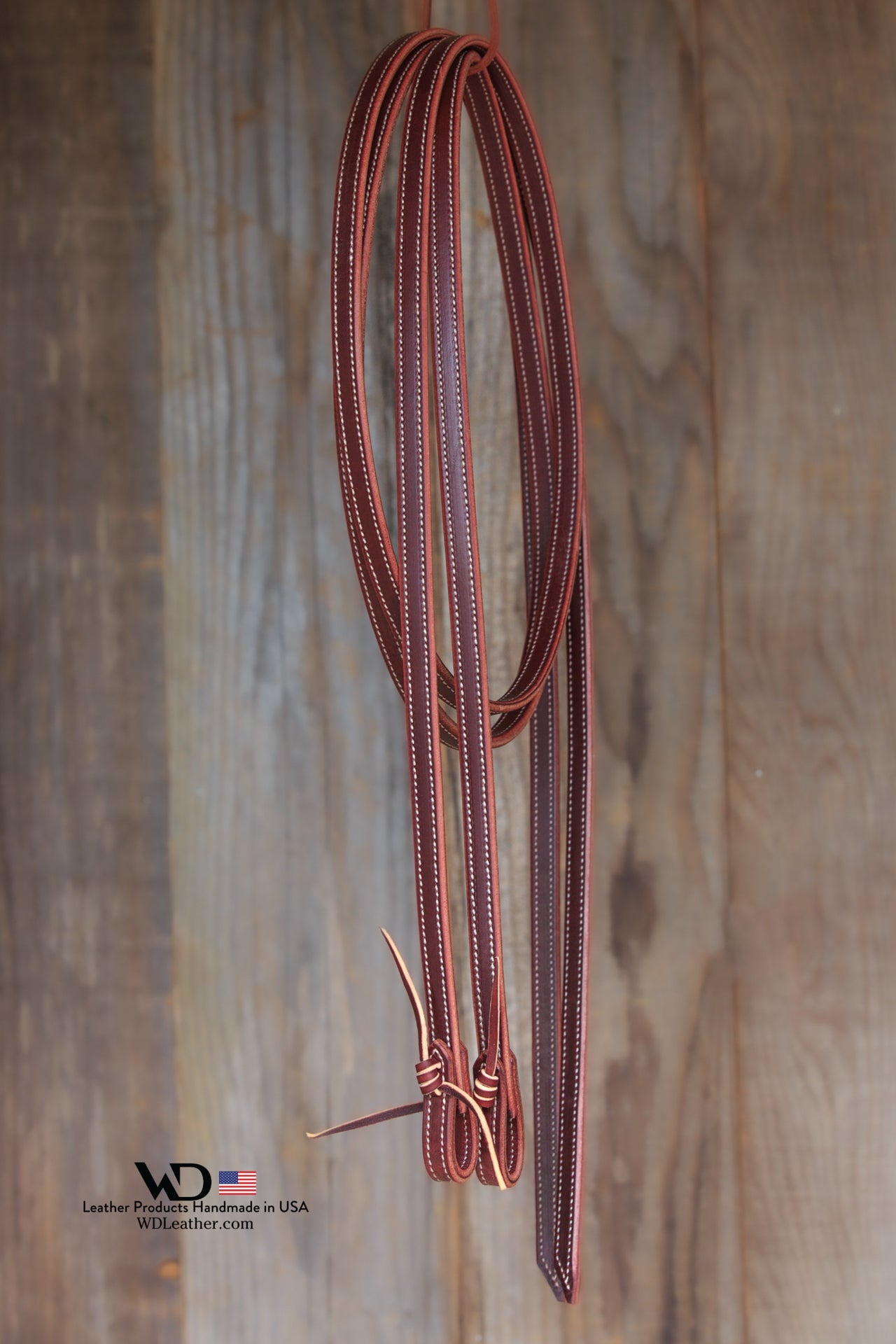 Reins Double and Stitched Latigo 5/8"