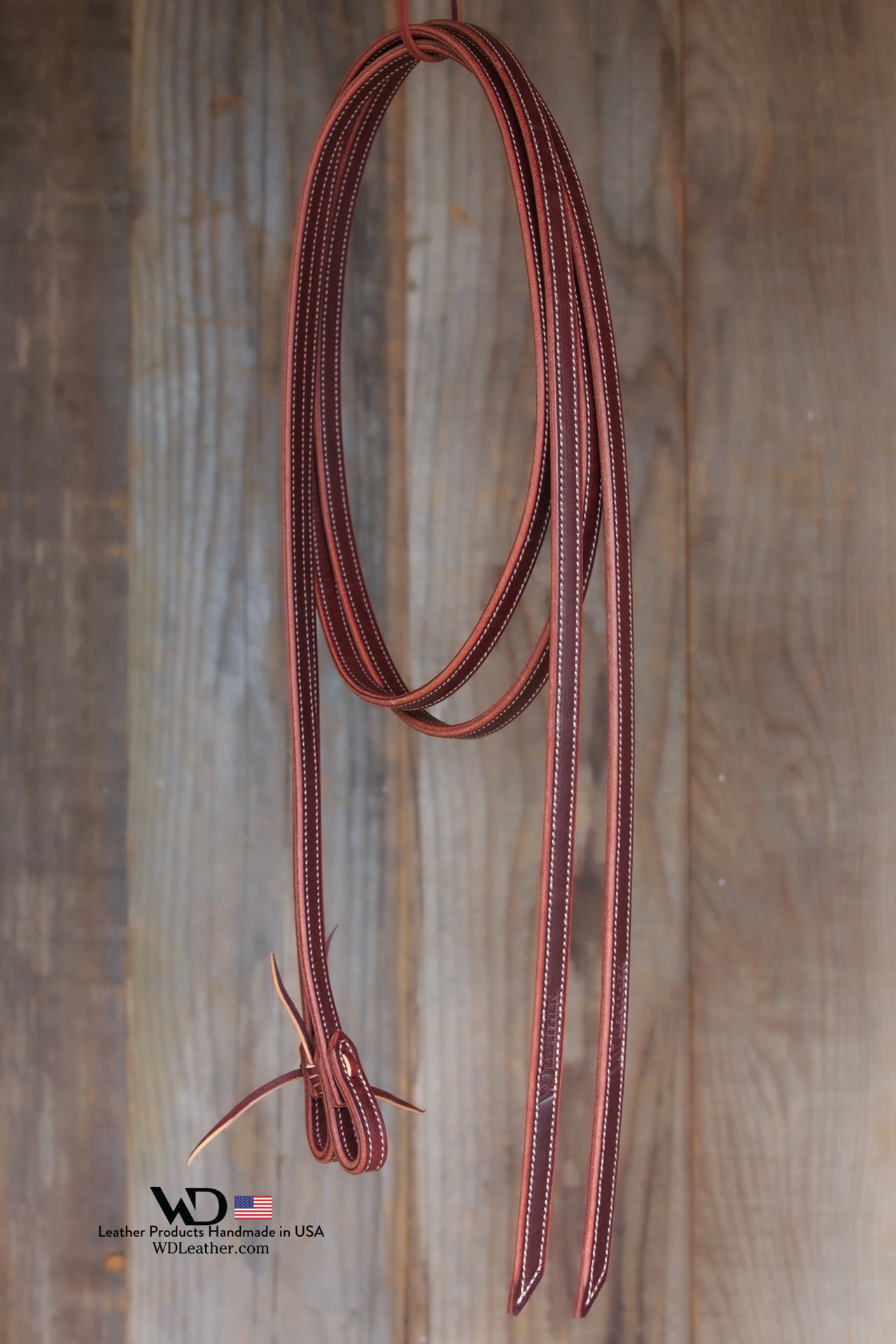 Reins Double and Stitched Latigo 5/8"