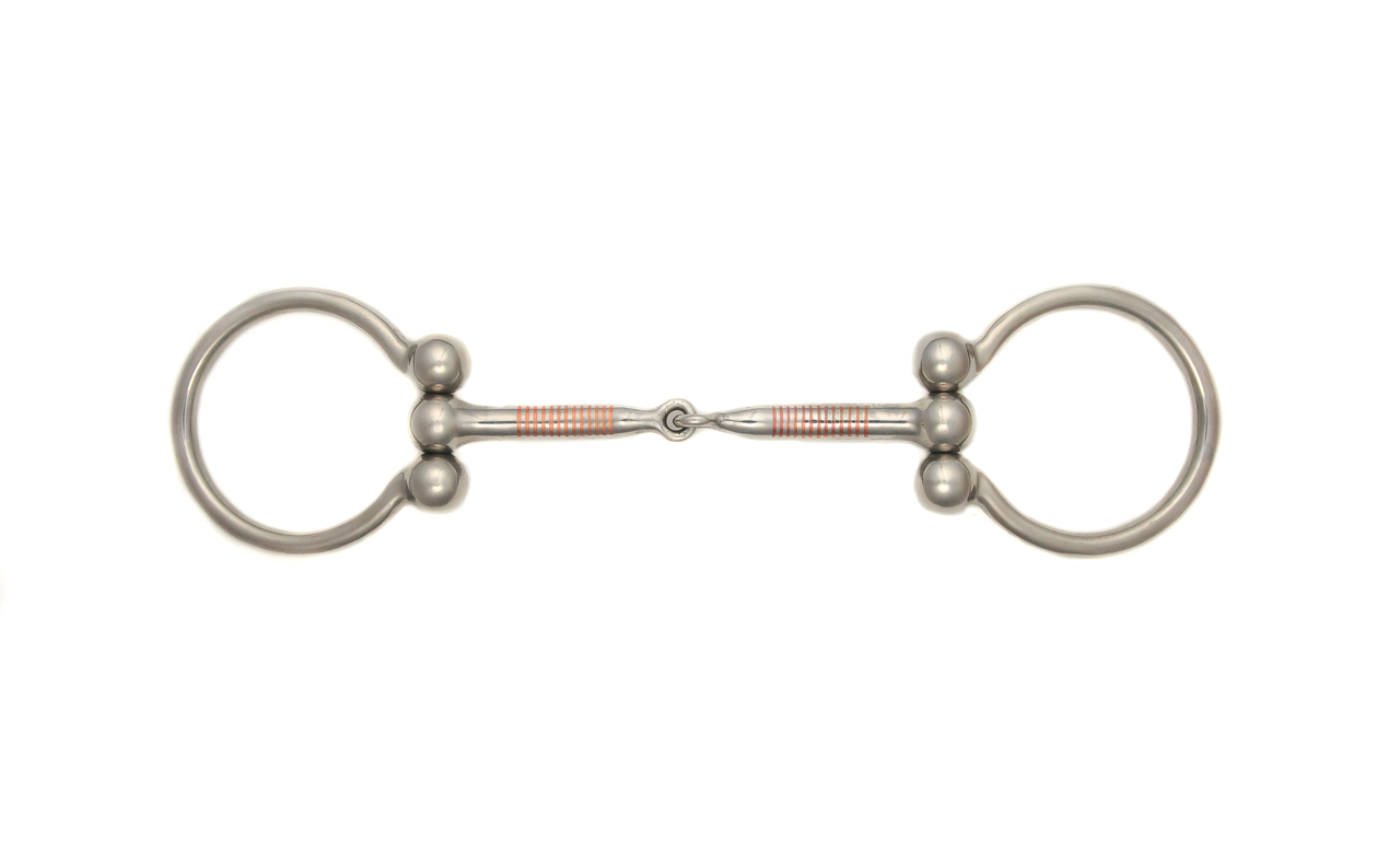 D Ring with Smooth Snaffle